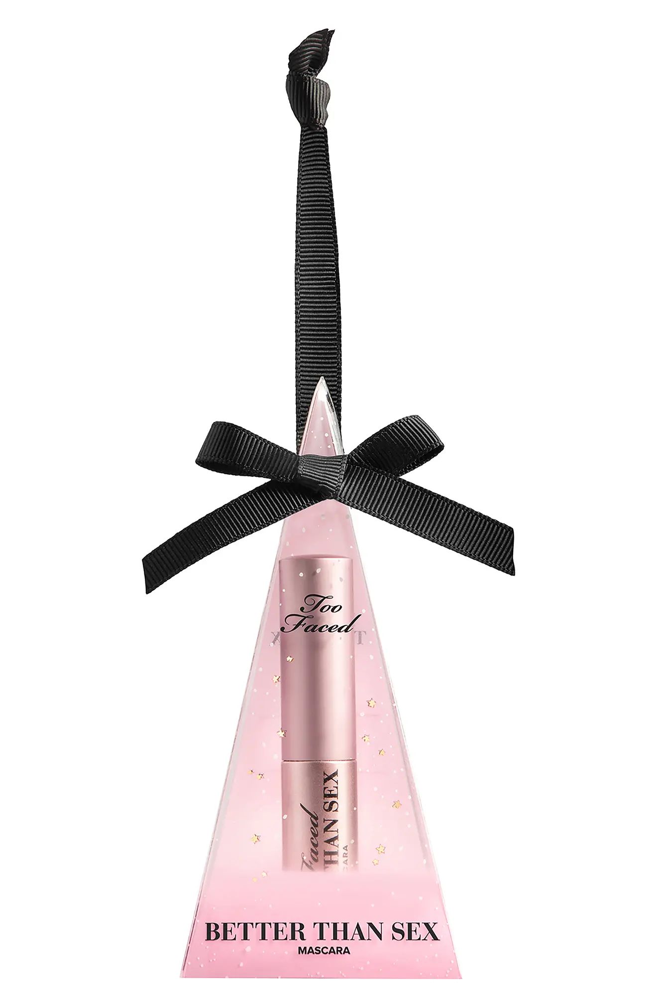 Too Faced Too Face Travel Size Better Than Sex Volumizing Mascara Ornament in Black at Nordstrom | Nordstrom