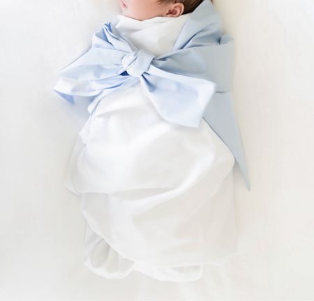 Newborn photos swaddle bow blanket 

#LTKbaby #LTKbump