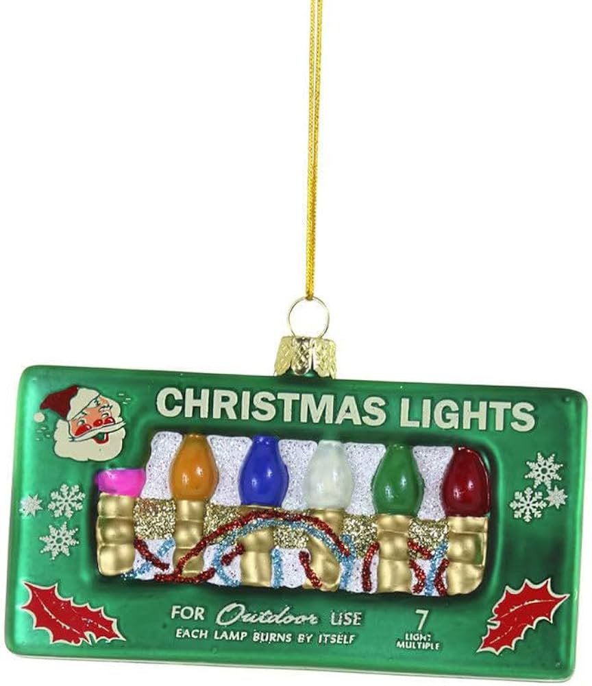 Cody Foster Vintage Christmas Lights Ornament 4" L GL-717 | Amazon (US)
