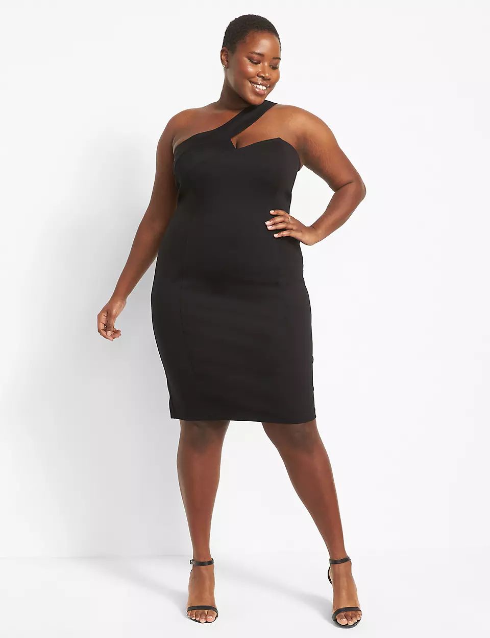 One-Shoulder Bodycon Dress | Lane Bryant (US)