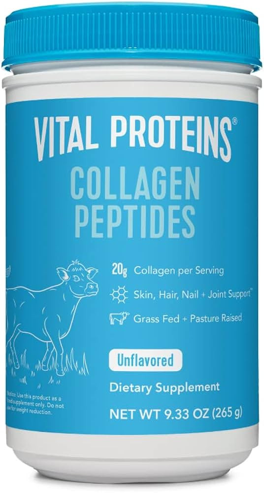 Amazon.com: Vital Proteins Collagen Peptides Powder, Promotes Hair, Nail, Skin, Bone and Joint He... | Amazon (US)