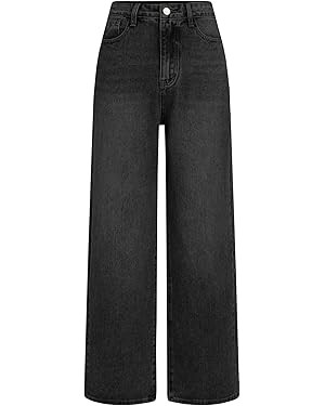 CIDER Wide Leg Jeans for Women High Waisted Denim Pants Boyfriend Jeans Trendy Casual Summer Bott... | Amazon (US)