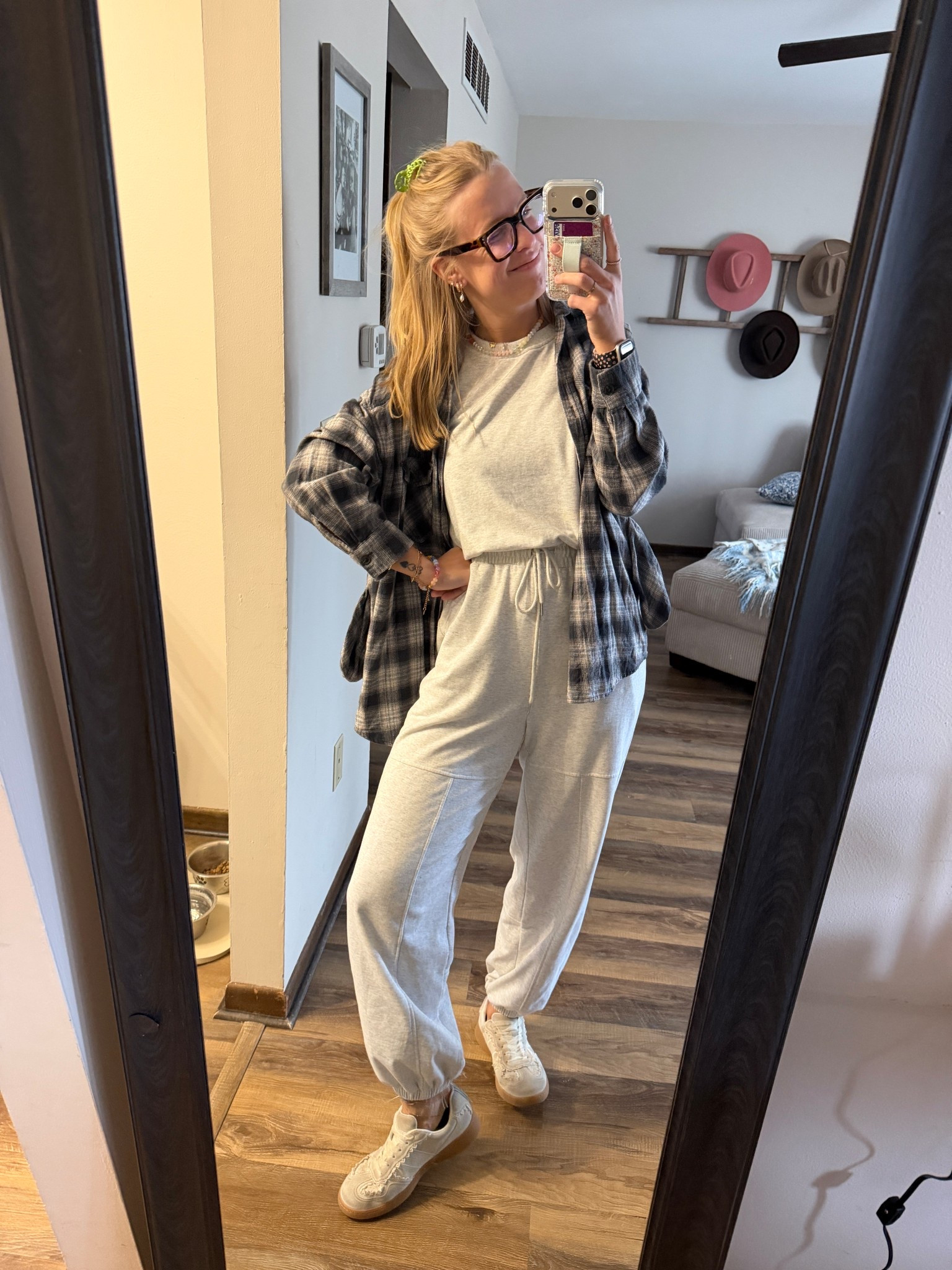 Sunday’s comfy casual outfit — 03.22.26 🩶

Medium in grey Amazon jumpsuit (my favvvv jumpsuit for wfh days or traveling)
Large in black/white/grey Target flannel (sized up a couple sizes for a more oversized fit)
8.5 in Amazon free people sneakers
Small in black Target cami tank top
no-show socks are from Old Navy :)

Amazon finds, Amazon fashion, Amazon jumpsuits, Amazon trends, Amazon travel outfits, grey jumpsuits, jumpsuit outfits, cold day outfits, winter outfits, Targe finds, Target fashion, Target tops, Target flannels, trending flannels, Wild Fable tops, Wild Fable flannels, Wild Fable tank tops, Amazon shoes, Amazon sneakers, free people dupes, sneaker dupes, trending outfits, comfy casual outfits, outfit of the day

#LTKSeasonal #LTKootd #LTKSaleAlert