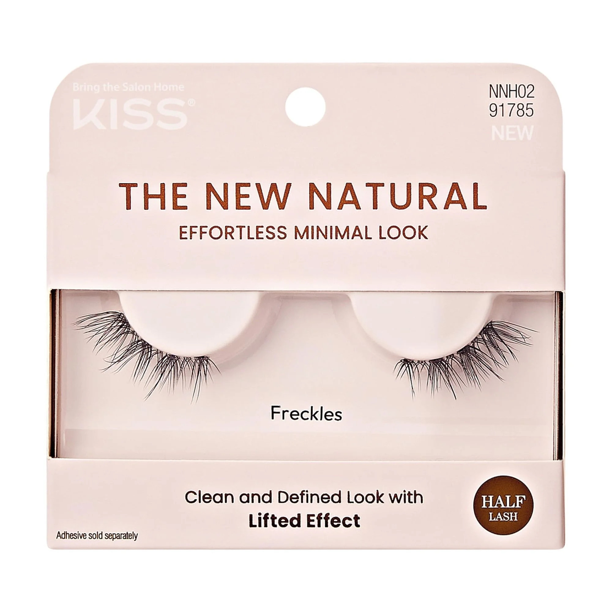 KISS The New Natural, False Eyelashes, Freckles, 12 mm, 1 Pair | Walmart (US)
