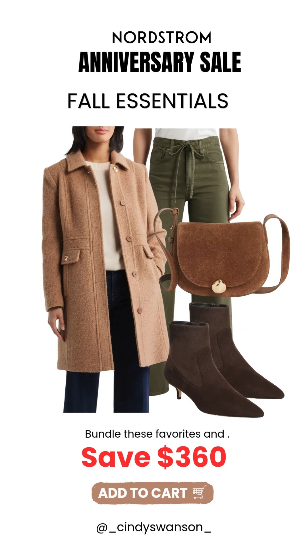 If you're building your fall wardrobe, these are the pieces I'd start with! 

The Nordstrom Anniversary Sale is the perfect time to invest in timeless staples you'll wear year after year. A classic coat, olive denim, suede boots, and a beautiful crossbody bag are pieces you'll mix and match all season long.

Bundle these favorites and save over $360 during the sale!

💡 LTK MADE EASY
❤️ Heart = Support my posts!
🔖 Save = Get sale & restock alerts
📋 Lists = Keep favorites organized
📲 Share = Send lists and products to a friend. Hello, Christmas List!
💬 Comment = Ask me anything about what I'm wearing.:-) 

 #LTKootd #LTKOver40 #LTKSaleAlert