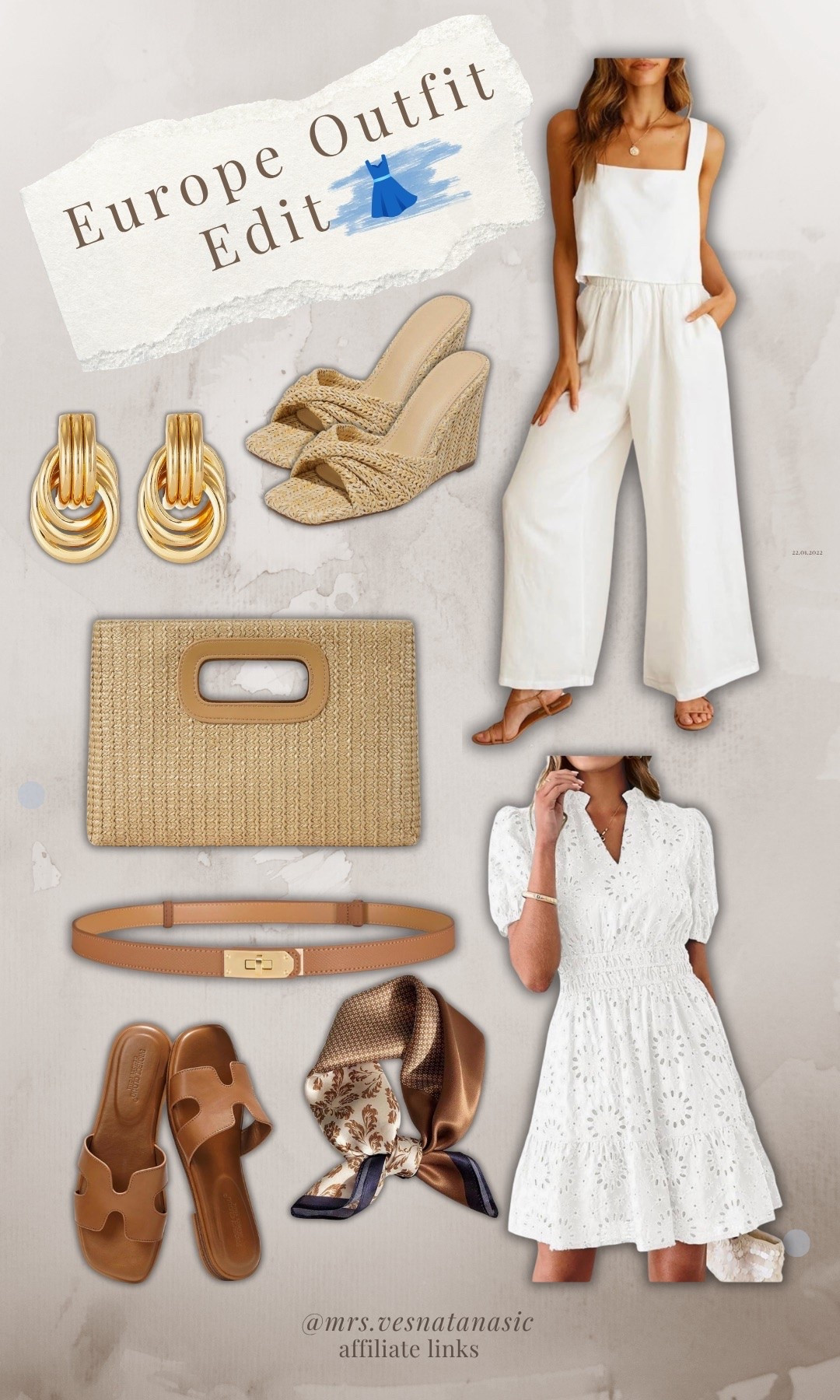 Easy, elevated pieces I’m packing for Europe ✈️ Neutral dresses, comfortable shoes, raffia accessories, and versatile outfits for sightseeing, dinners, and everything in between.

#LTKootd #LTKTravel