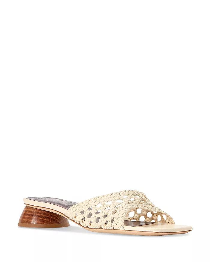 Women's Simone Slip On Crochet Low Heel Sandals | Bloomingdale's (US)