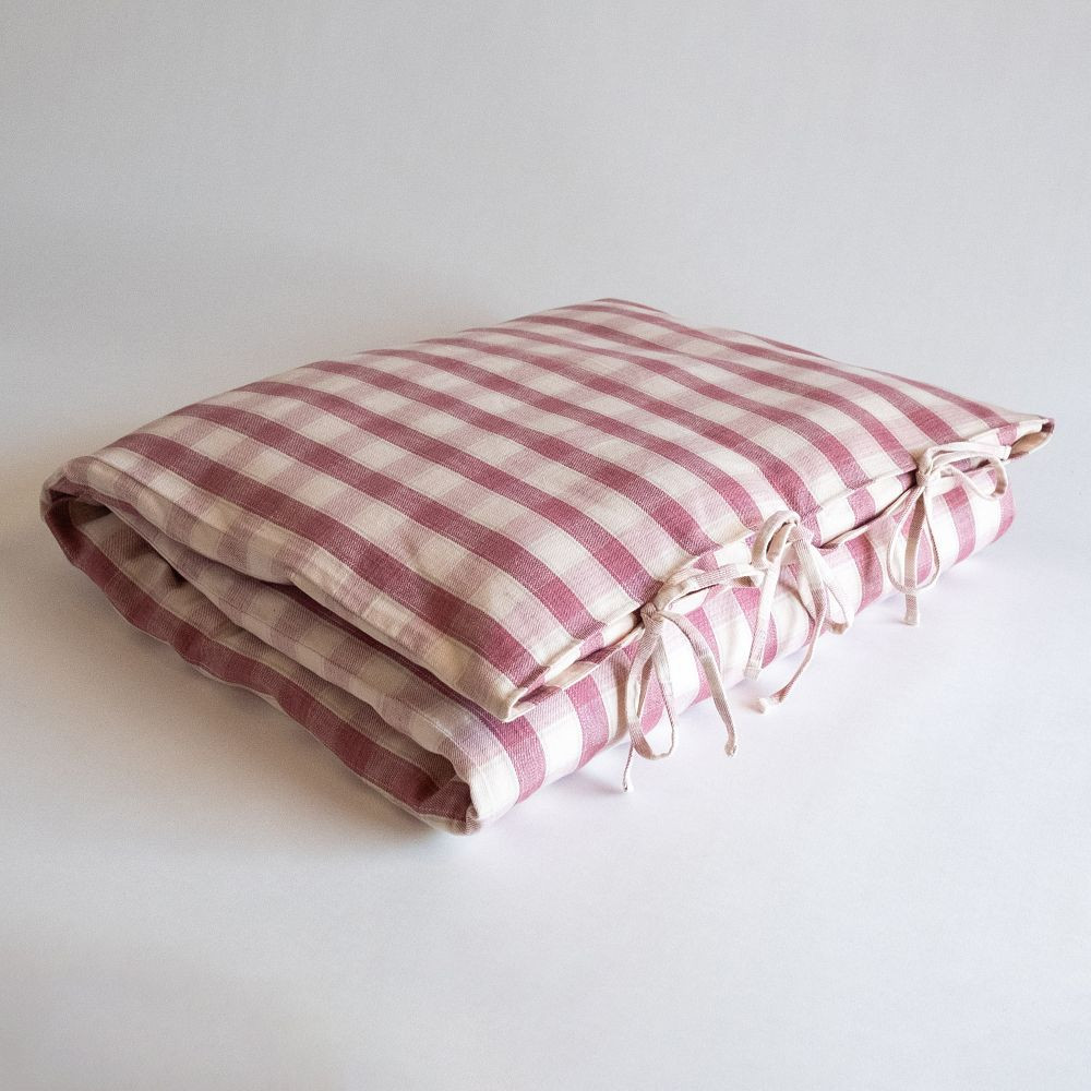 Quinn Woven Plaid Sofa Topper Pillow Cover | GreenRow