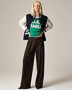 Alex Eagle X J.Crew pleated pant in wool blend | J. Crew US