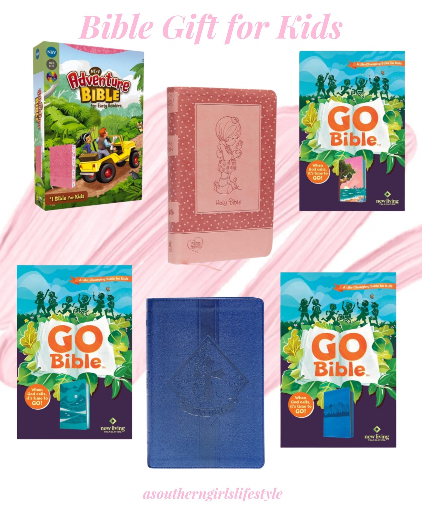 The Greatest Gift! Learning the Word of God can come in the form of a fun Bible for kids! 

📖For Her: Pink Adventure Bible Classic Pink Precious Moments & Go Bible - Beach Theme
📖For Him: Go Bible Beach, Blue Study Bible & Go Mountain Theme

Christmas Gift. Family. Stocking Stuffer  

#LTKHoliday #LTKGiftGuide #LTKKids