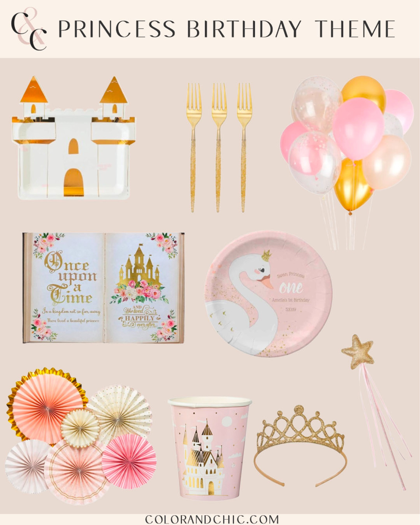 Princess birthday theme that is absolutely precious! I love the light pinks and golds. Adding swan decor is so cute, too! 

#LTKfamily #LTKstyletip #LTKparties