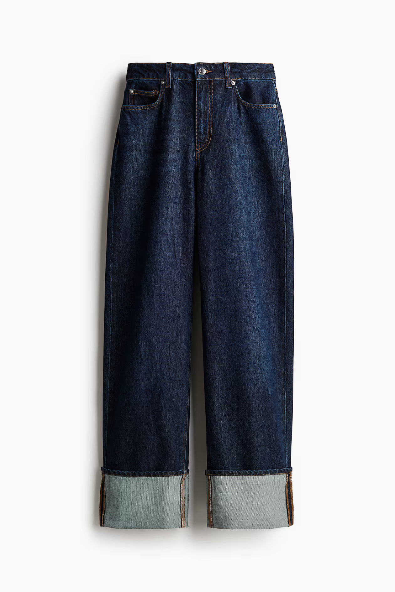 Straight turn-up jeans | H&M (UK, MY, IN, SG, PH, TW, HK)