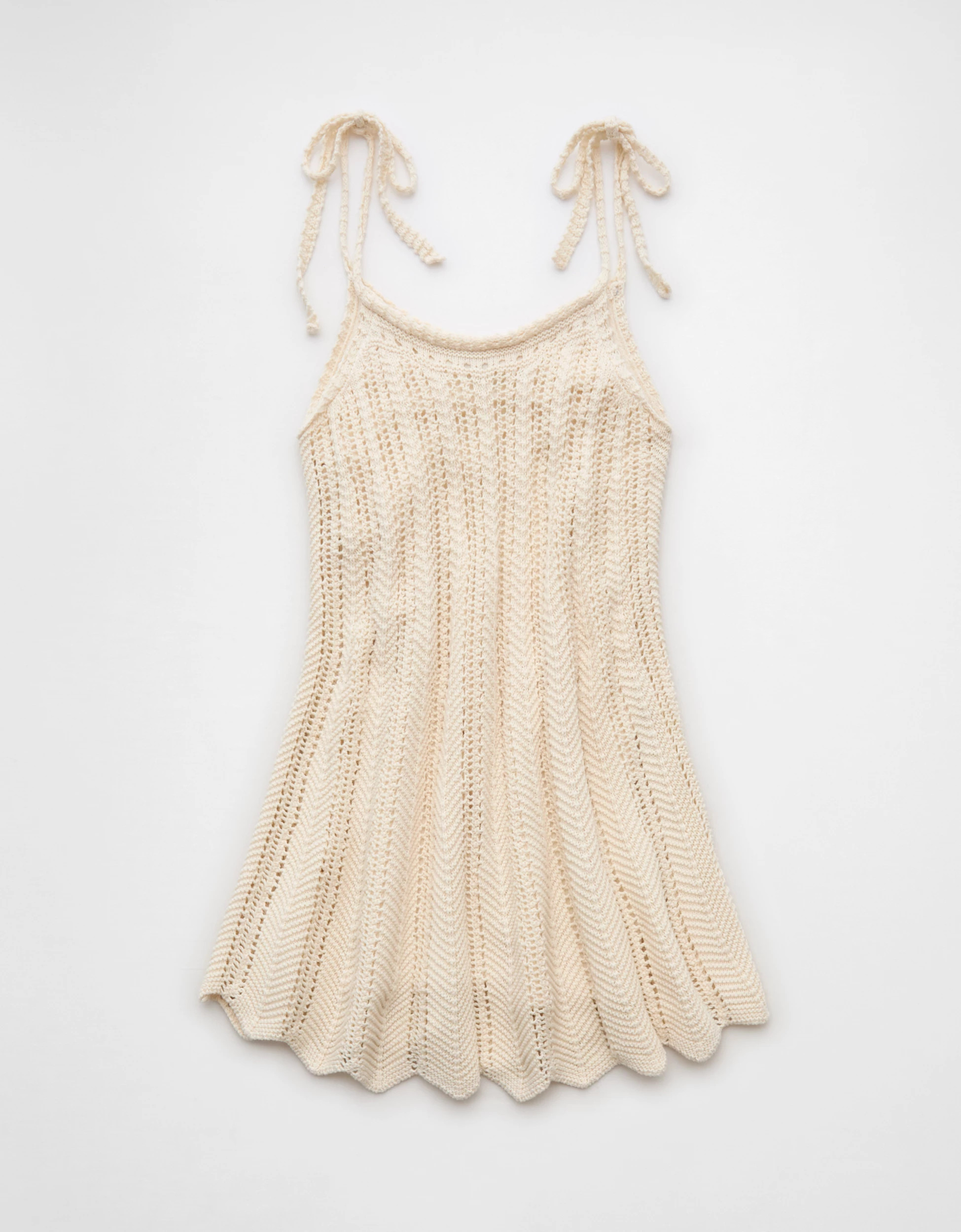 AE Tie-Strap Sweater Mini Dress | American Eagle Outfitters (US & CA)
