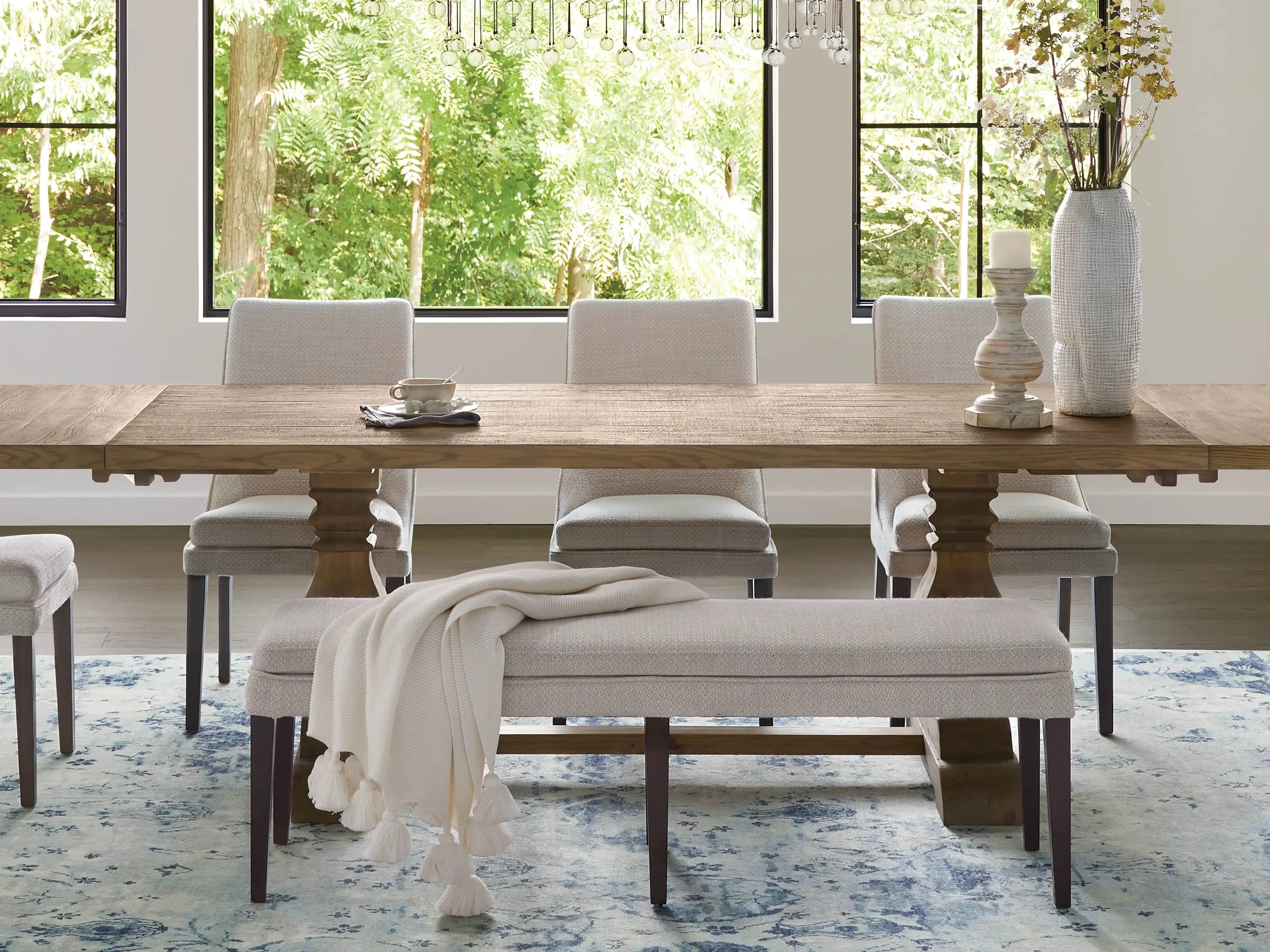 Lunden Backless Bench | Arhaus