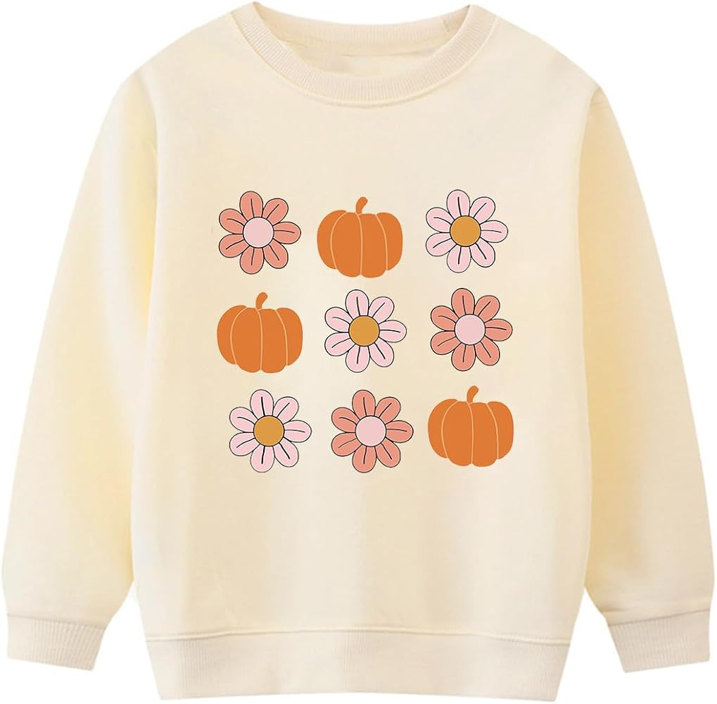 Thanksgiving Sweatshirt Toddler Boy Girl Gobble Turkey Long Sleeve T Shirts 2-10 Years | Amazon (US)