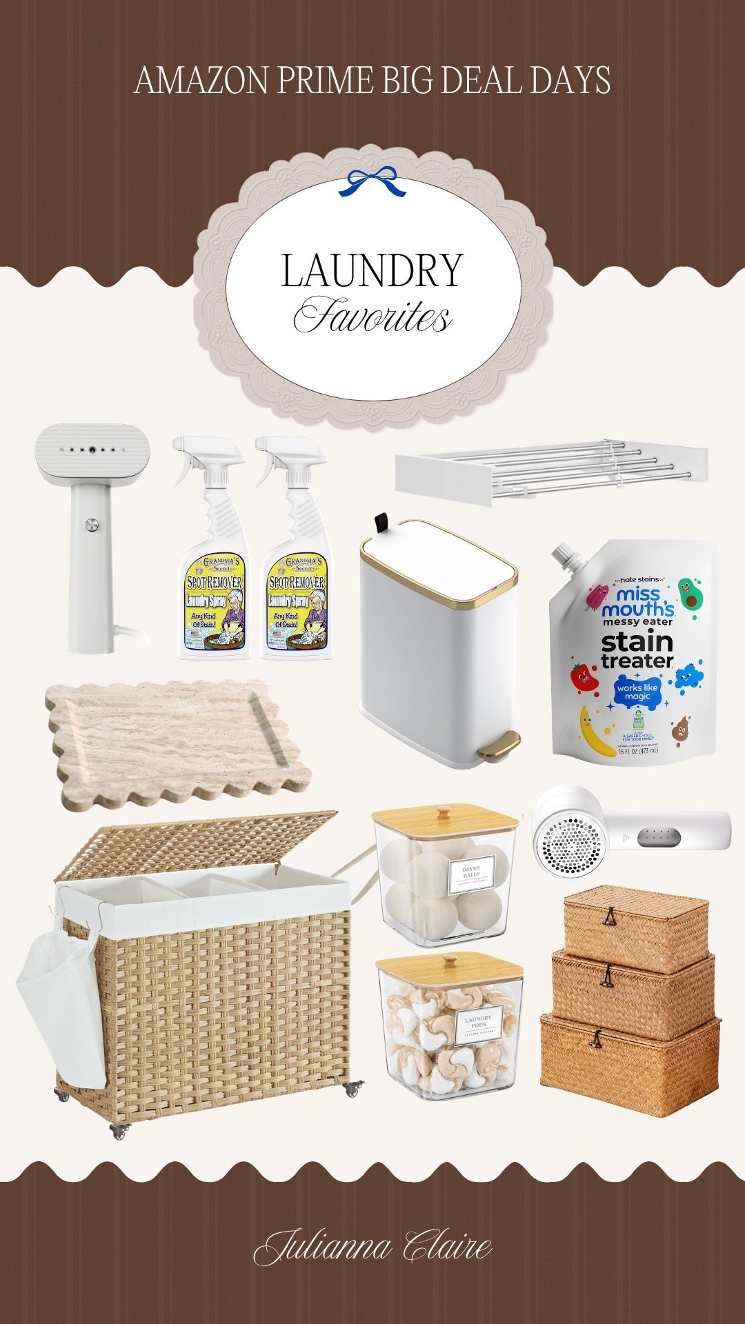 Laundry favorites on sale for Amazon prime big deals day!