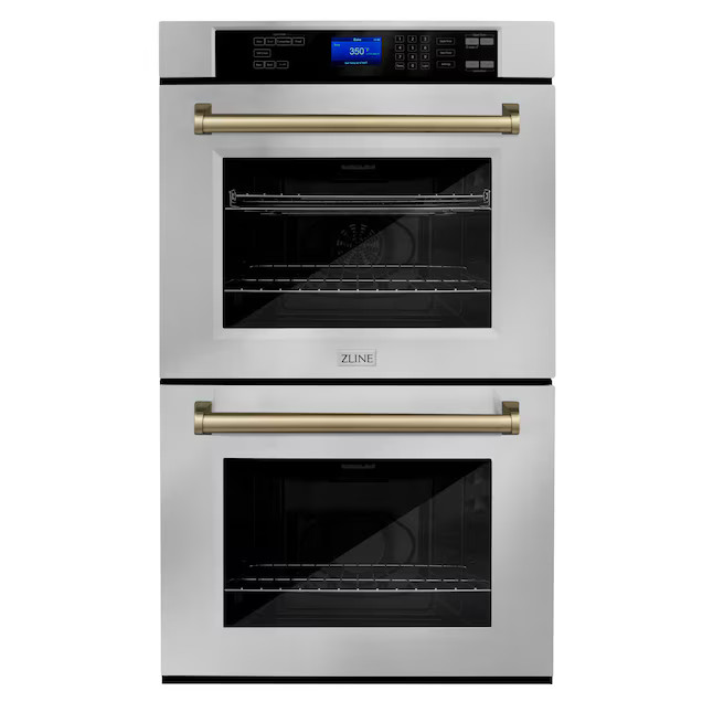 ZLINE KITCHEN & BATH Autograph Edition 30-in Double Electric Wall Oven Single-fan European Elemen... | Lowe's