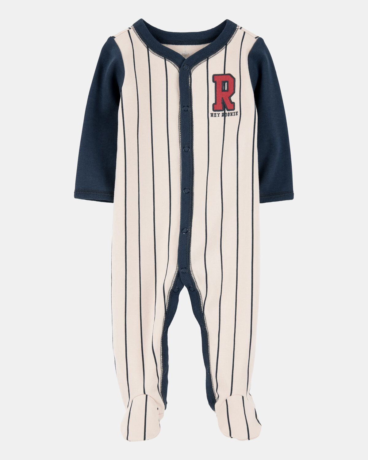 Baby Boy Baseball Rookie Snap Cotton Sleep & Play Pajamas | Carter's Inc