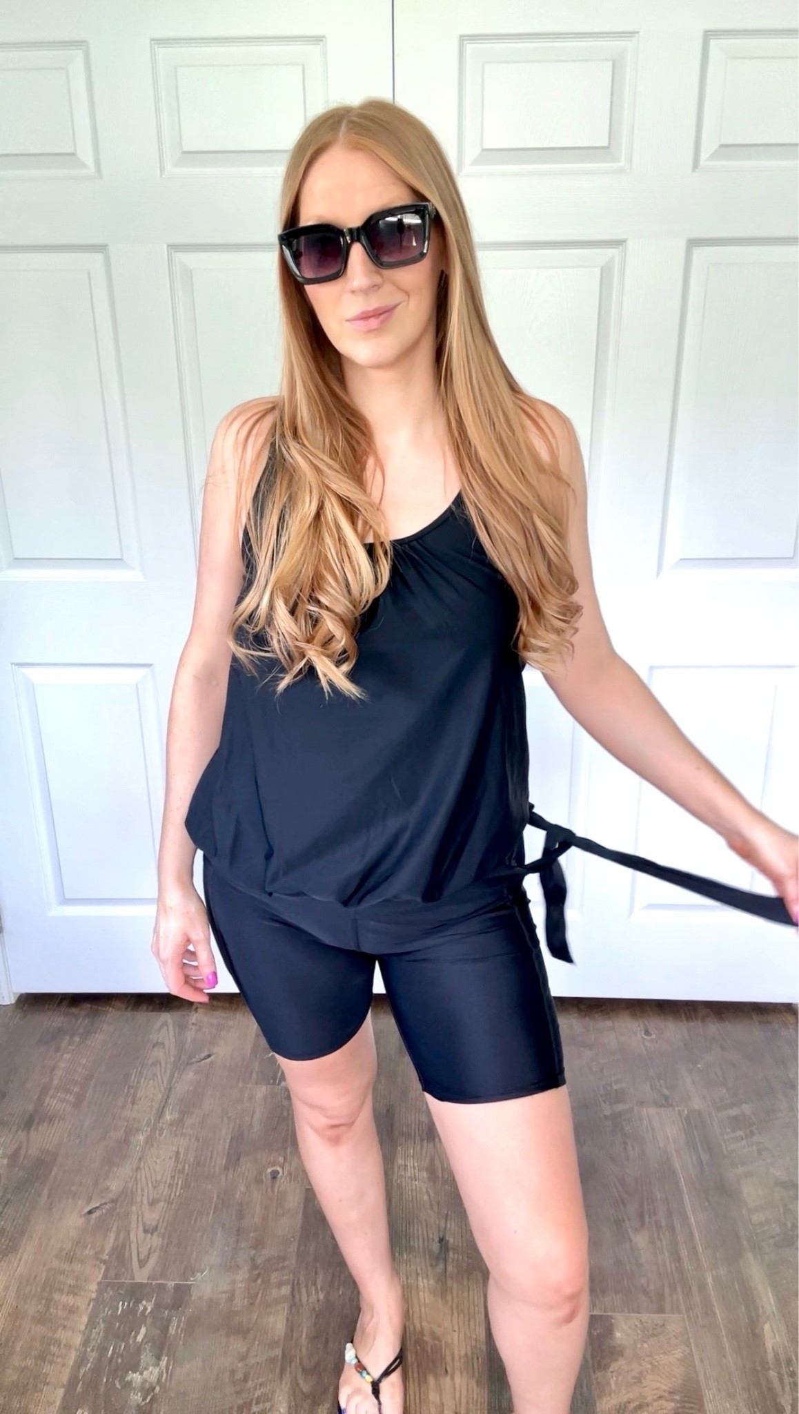 These Tankini Swim tops are my newest Summer OBSESSION! They are perfect for yard work, summer days, beach, travel and pool! They don’t look like swimwear, look like tanks and you’re ready to go swim! Quality, comfort 10/10 & TTS! 
If you’re a bit more modest or don’t like to show your stomach area - meet your new BFF!!

#LTKsummer #LTKswimwear #LTKtravel