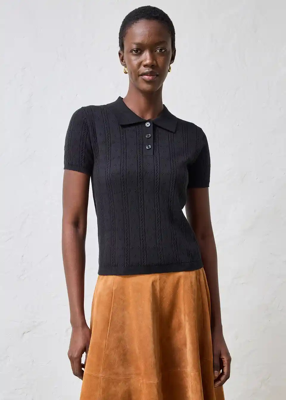 Ajour-Pullover mit Seidenanteil | Bonprix DE