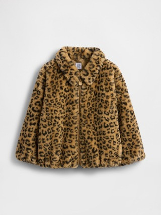 Baby & Toddler Faux Fur Zip Jacket | Gap (CA)