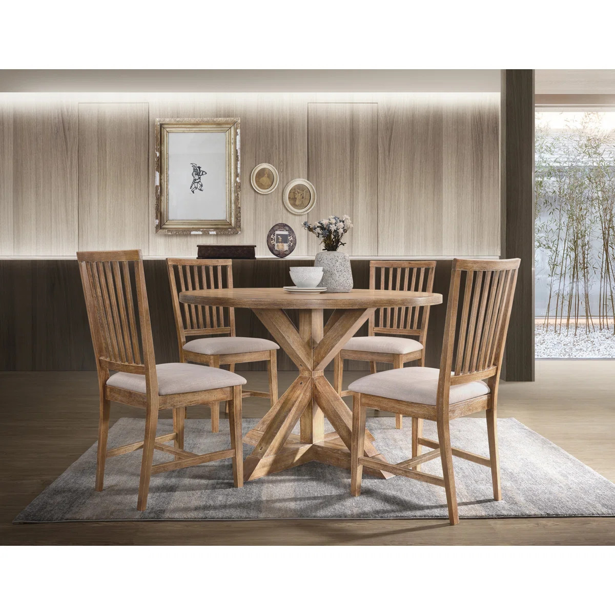 Kowalsky 47.5" Round Pedestal Dining Table | Wayfair North America