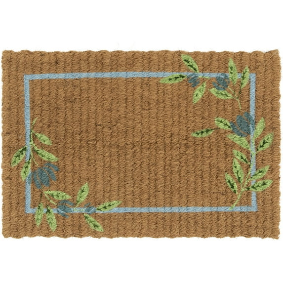Better Homes & Gardens Soleil Floral Woven Coir Outdoor Doormat, 20"x30" | Walmart (US)