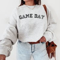 College Game Day Crewneck Sweatshirt, Football Shirt, Vintage Tees, Nfl Sweatshirt | Etsy (US)