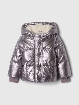 babyGap Recycled Nylon Cozy Puffer Jacket | Gap (US)