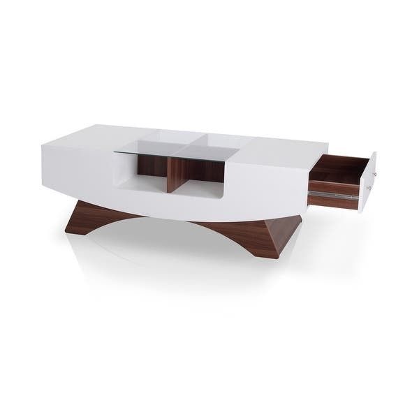 Furniture of America Angelic Contemporary 49-inch 4-shelf Coffee Table | Bed Bath & Beyond