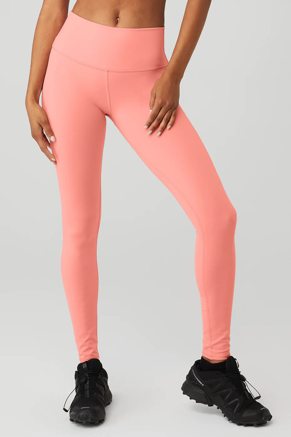 Alo Yoga� | High-Waist Airbrush Legging in Strawberry Lemonade Pink, Size: 2XS | Alo Yoga (US)