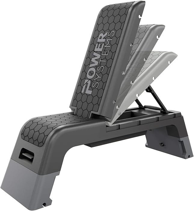 Power Systems Step Bench & Weight Bench | Aerobic Platform & Plyo Box for Cardio, Strength | Comm... | Amazon (US)