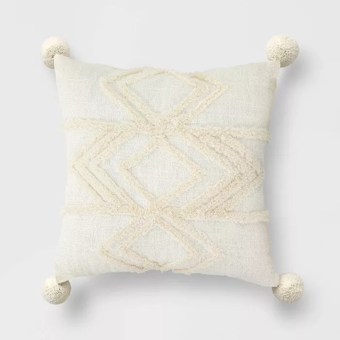 High Low Throw Pillow Cream - Opalhouse™ | Target