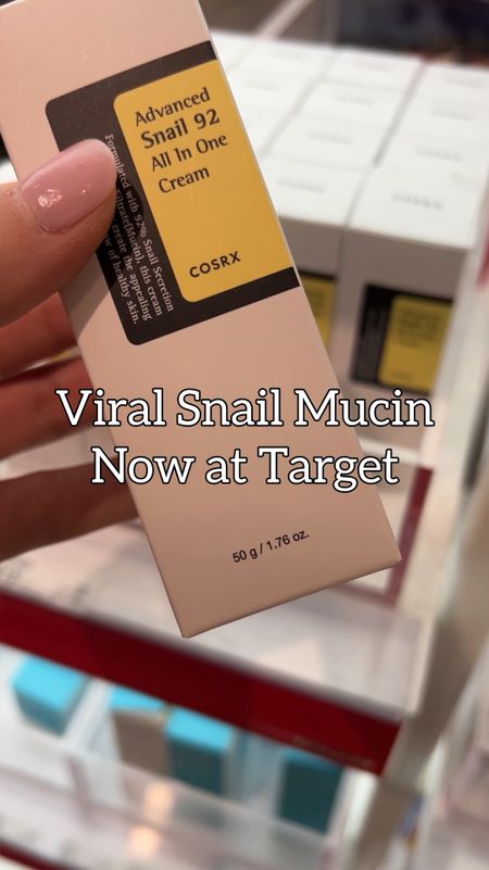 Snail mucin skin care at Ulta inside Target! You can try a small bottle of the snail mucin serum before grabbing a full size bottle or dive right in with this bigger size bottle.

Target beauty
Ulta at Target
Ulta finds
Target skin care
Skin care finds
Sample size beauty

#LTKover40 #LTKbeauty #LTKVideo