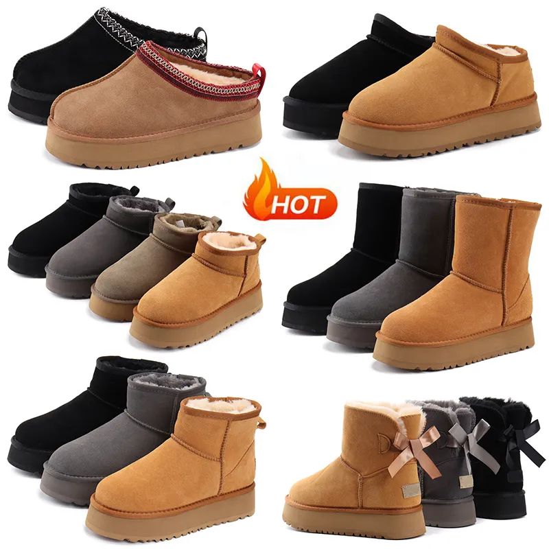 Australia ultra mini boot designer boots for women tasman slippers tazz slipper platform booties ... | DHGate