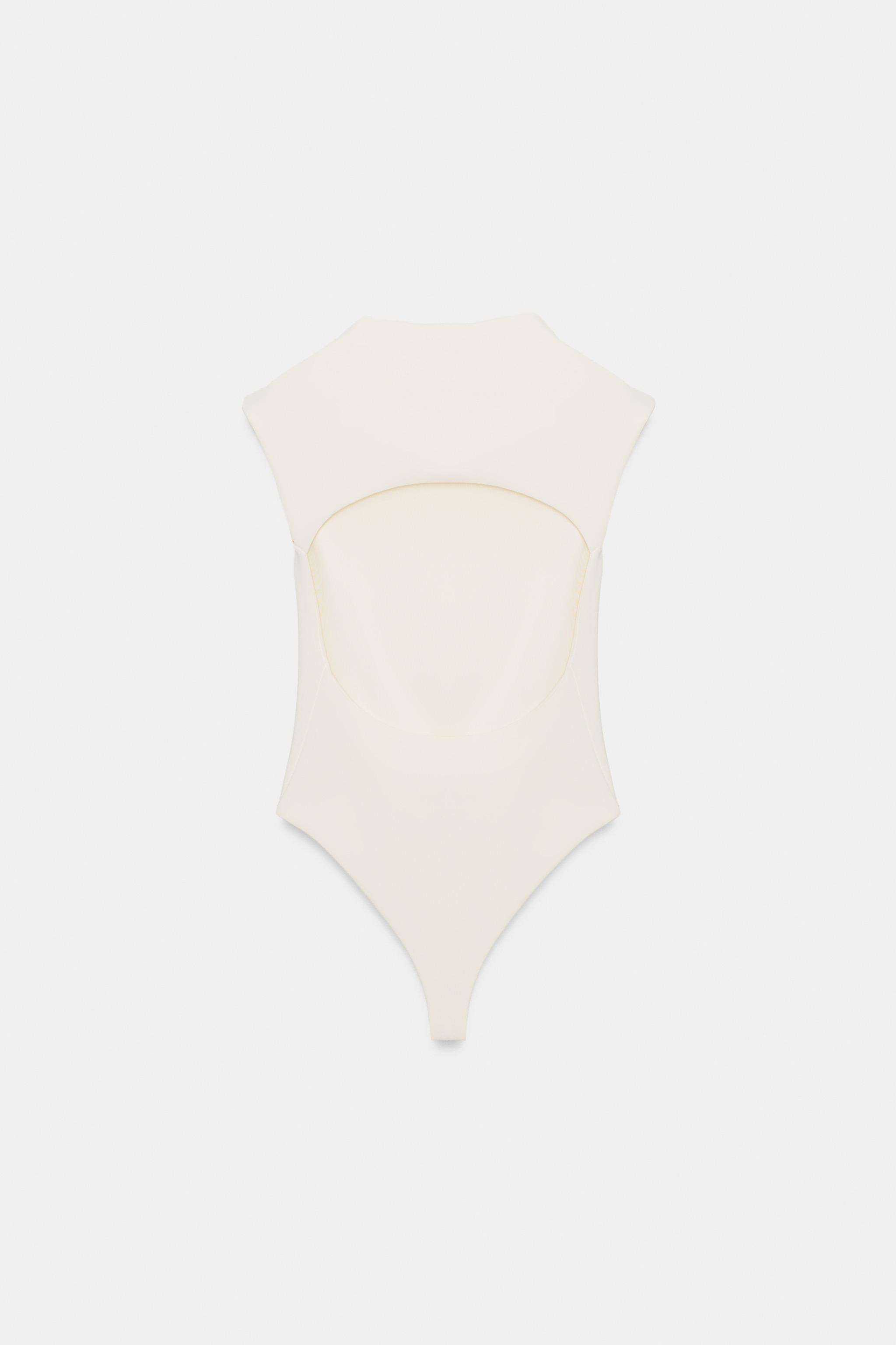 STRETCH CUT-OUT BODYSUIT | Zara UK
