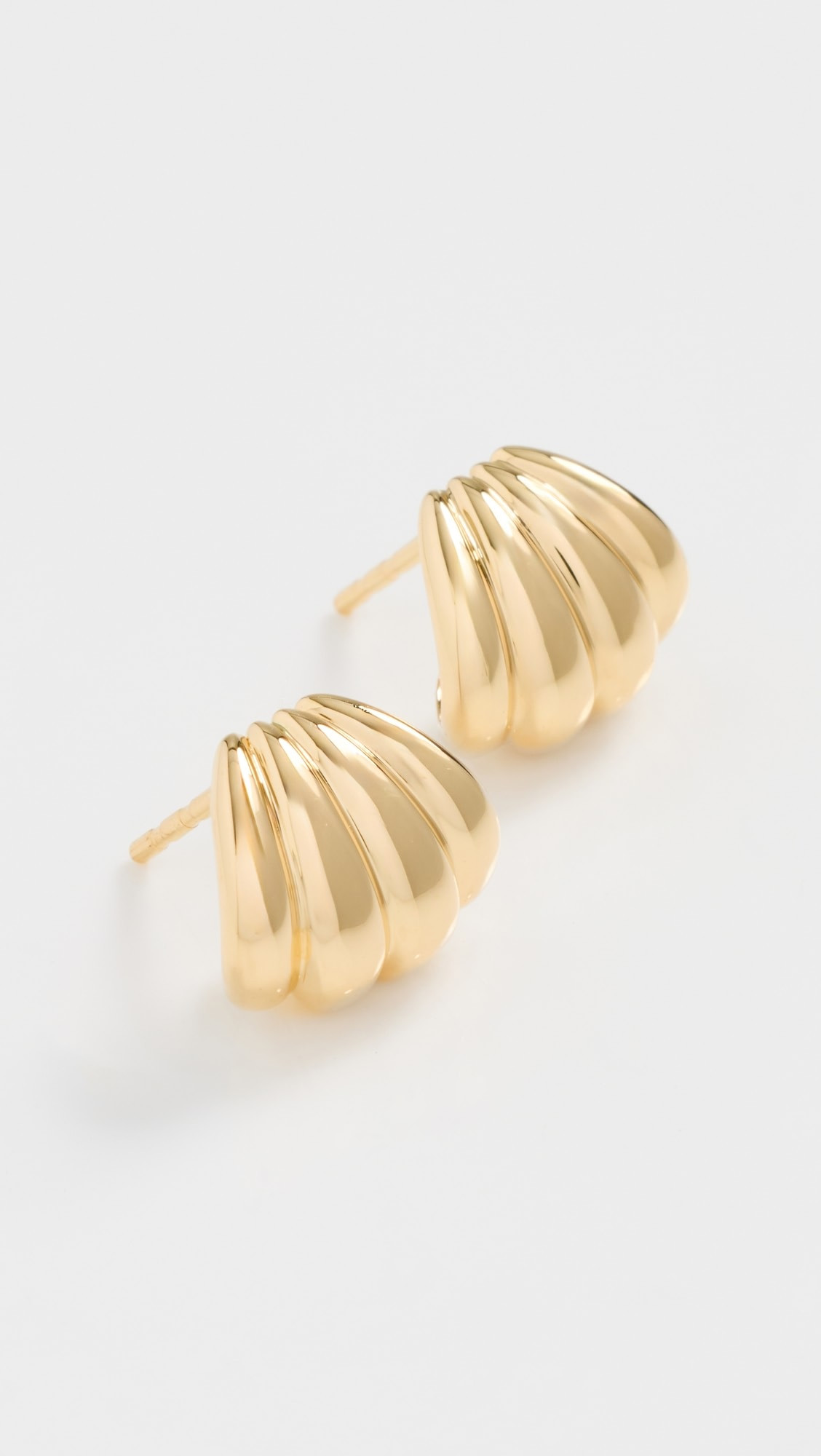 Gold Jumbo Huggie Earrings | Shopbop