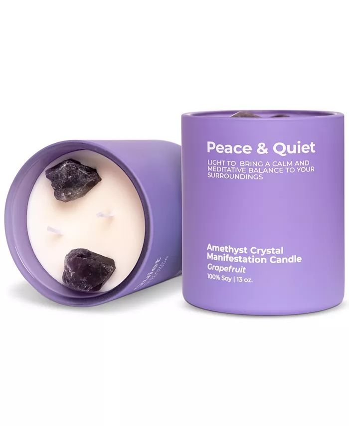 Peace & Quiet Crystal Candle | Macys (US)