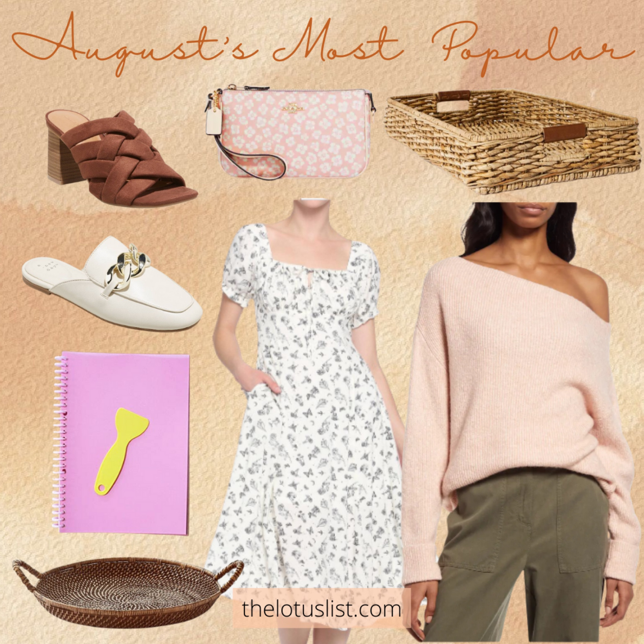 August’s Most Popular! Read the post at www.thelotuslist.com 💝

LTKunder100 / LTKunder50 / LTKstyletip / LTKhome / plus size  / LTKshoecrush / Nordstrom / Hot topic / Amazon / Amazon style / Amazon finds / target / target finds / target style / target fashion / coach / coach bag / target home decor / threshold / mules / heels / fall outfit / fall outfits / autumn outfit / autumn outfits / autumn sweater / sweaters / fall sweaters / pullover / midi dresses / rattan tray / woven tray / it bag / designer bag / luxury bag / sticker album / stationery / sale alert 

#LTKcurves #LTKSeasonal #LTKsalealert