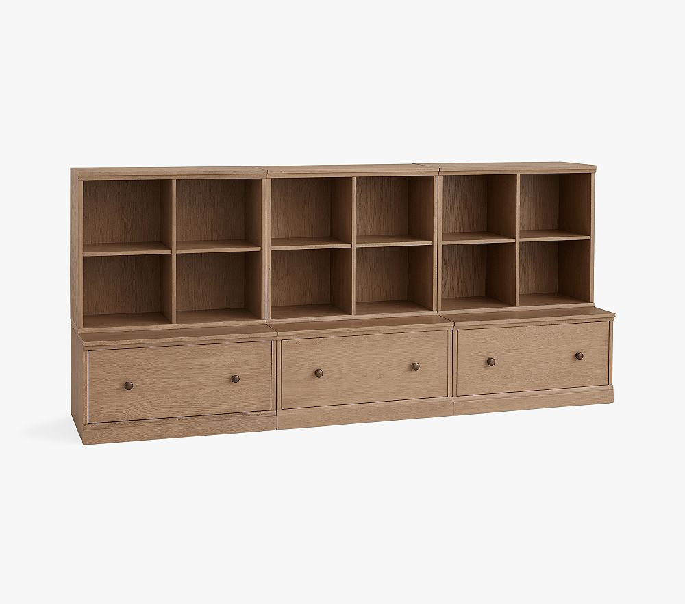 Cameron 3 Cubby and 3 Drawer Base, Seadrift, In-Home Delivery | Pottery Barn Kids