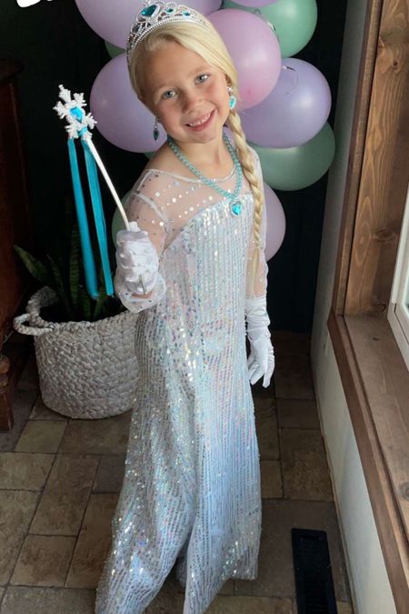 This adorable Princess Halloween costume is perfect because it comes with everything you need to make your daughter feel like royalty! Add a braid and you’ve got Elsa! 

#LTKHalloween #LTKunder50 #LTKkids