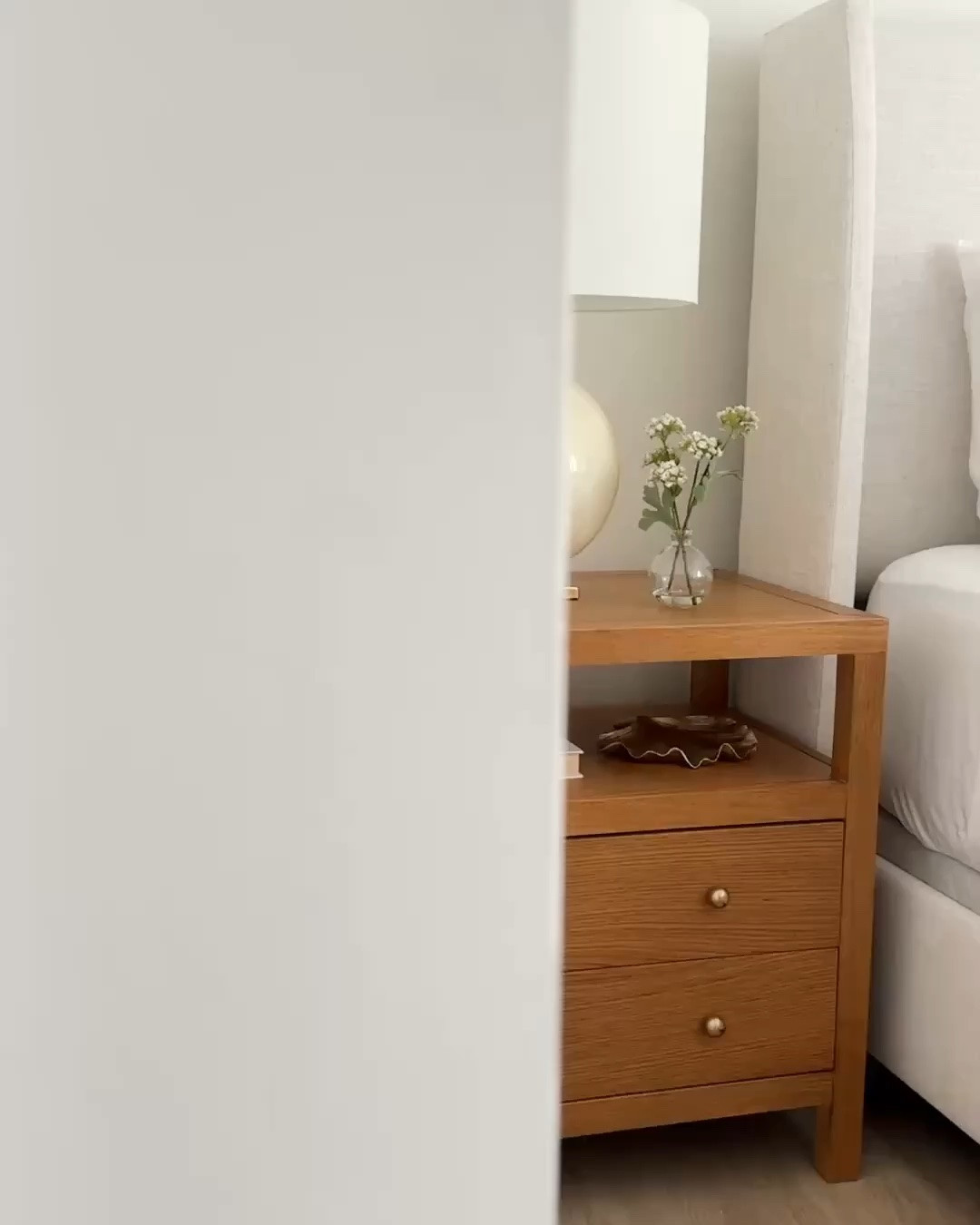 No surprise this Wayfair nightstand has been a bestseller this week. Between the 17 finish options, soft-close drawers, and timeless brass hardware, it’s one of those pieces that feels much more expensive than it is.

And yes—my Tilly upholstered bed is from Wayfair too! Mine is upholstered in Talc Linen, which is the perfect warm neutral.

#LTKSaleAlert #LTKHome #LTKmorningroutine