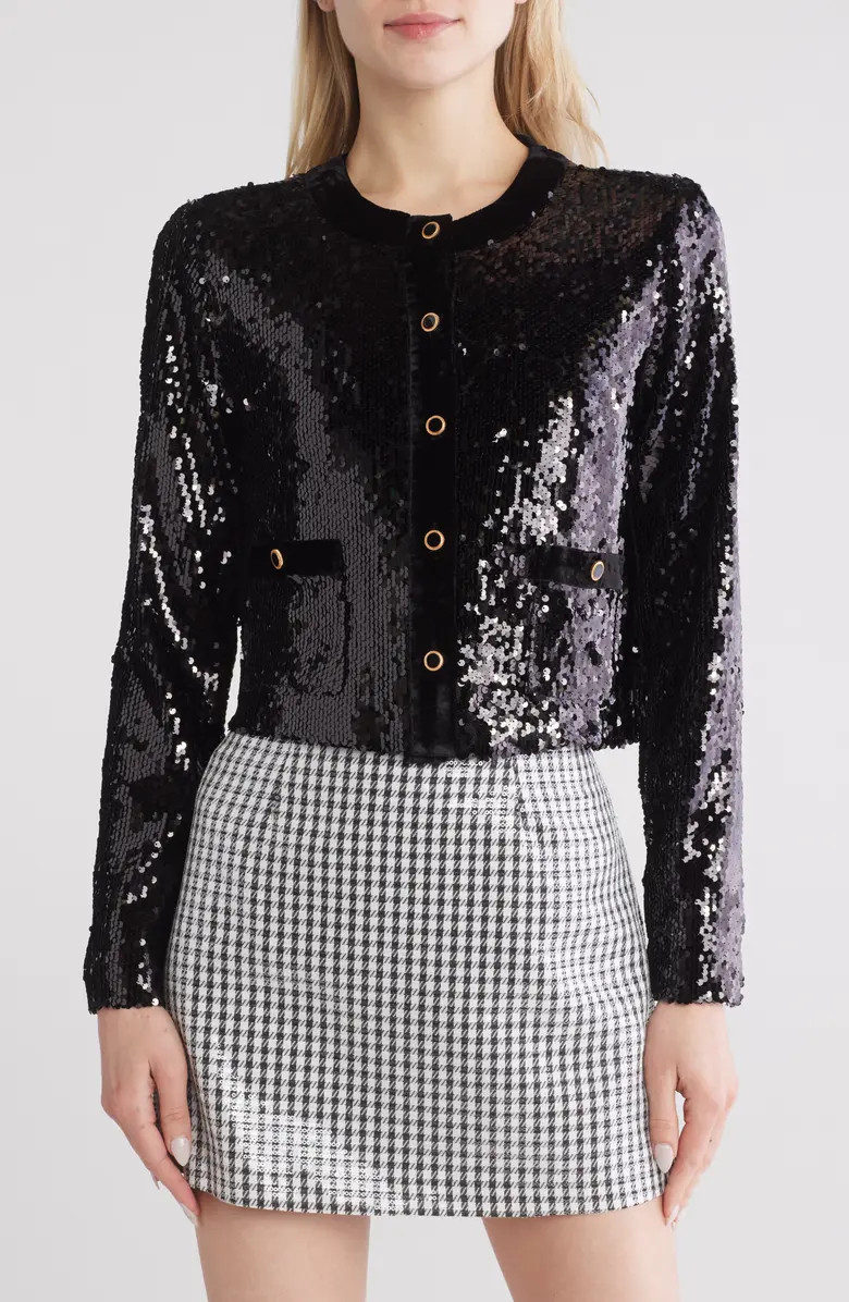 WAYF Sequin Cardigan Sweater | Nordstromrack | Nordstrom Rack