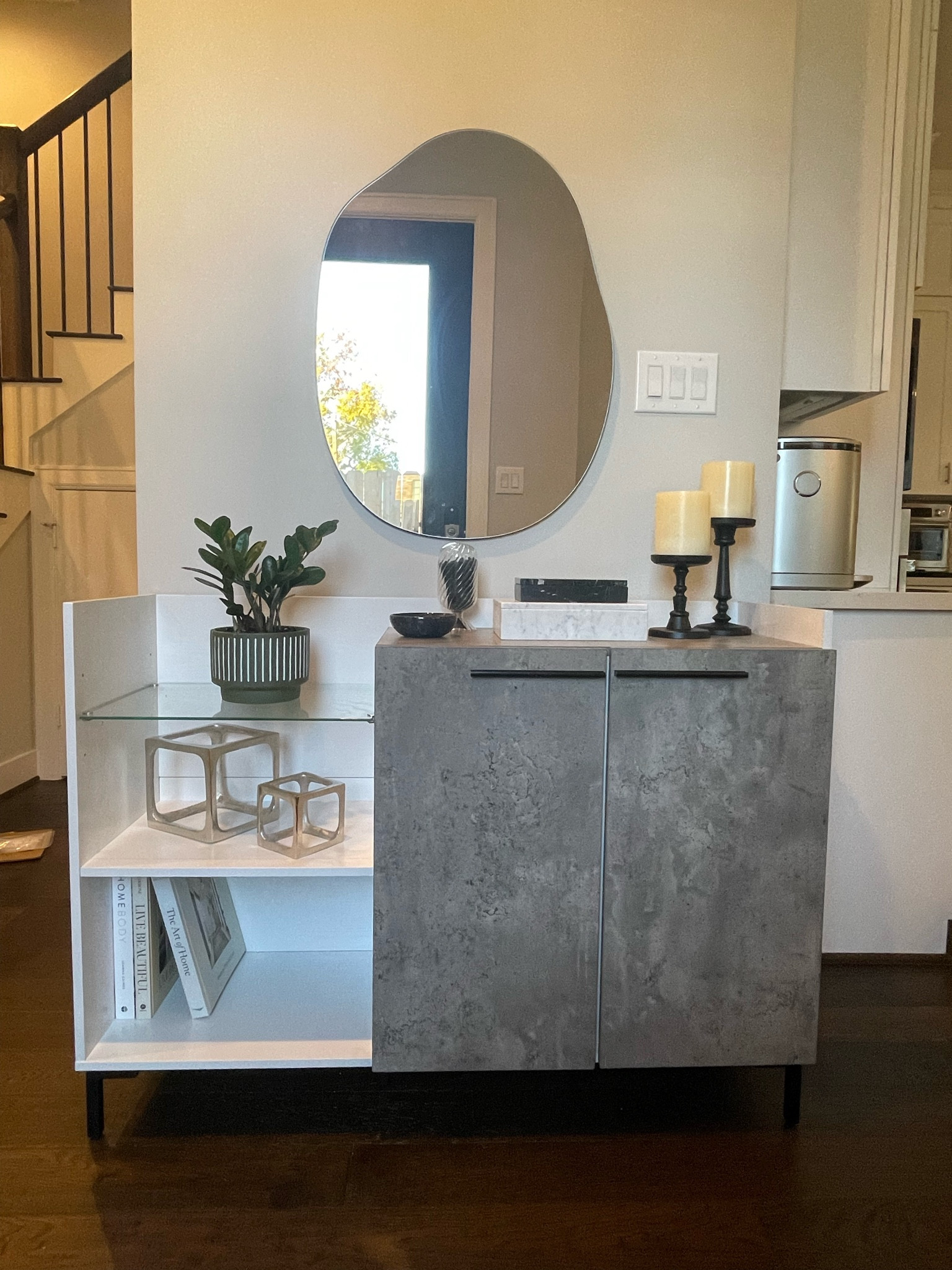 Entrance decorations. Entry table with cabinets

#LTKhome #LTKstyletip