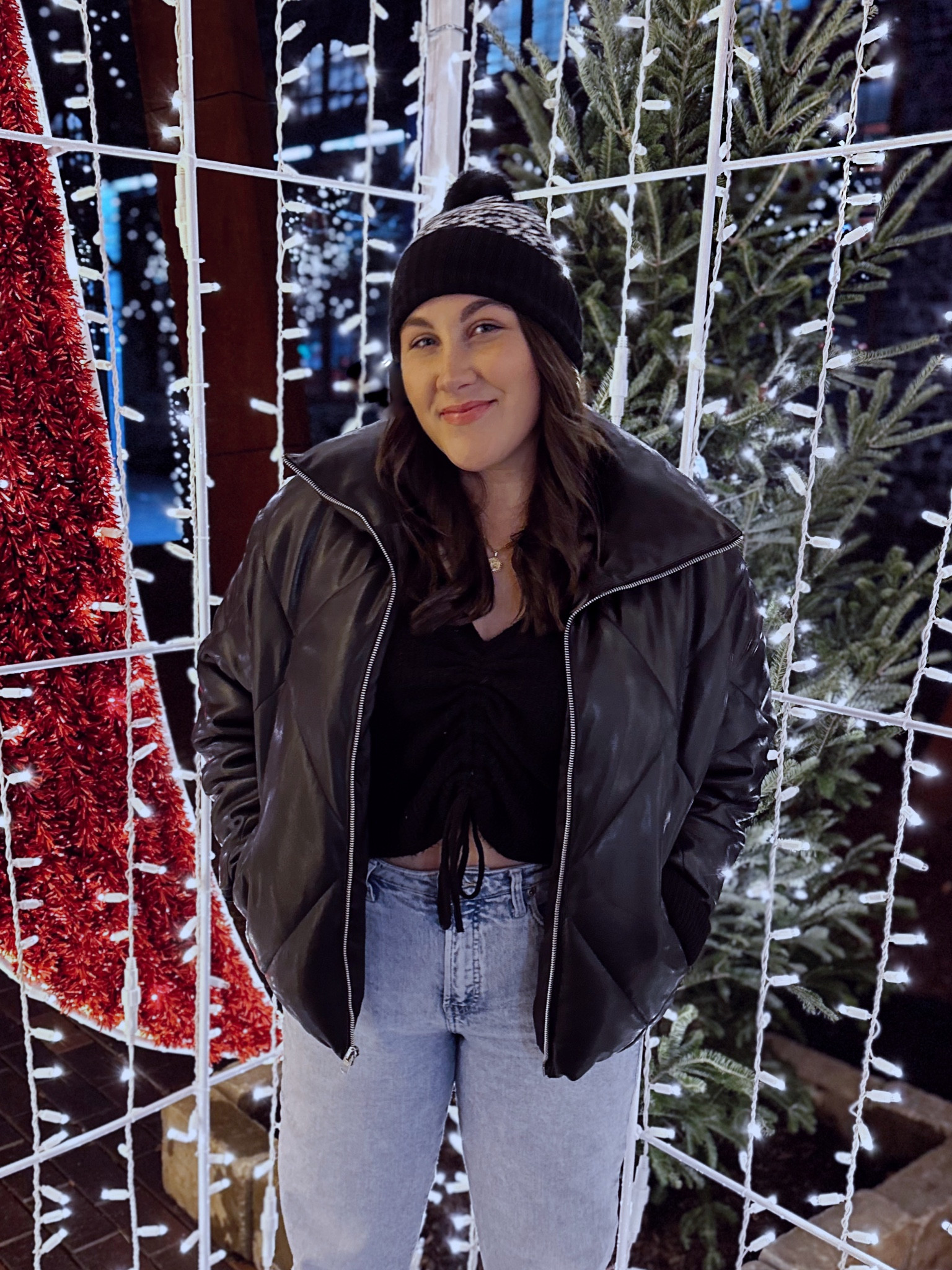 Fav winter  jacket! Runs oversized. I’m wearing a M. 

#LTKHoliday #LTKstyletip #LTKSeasonal