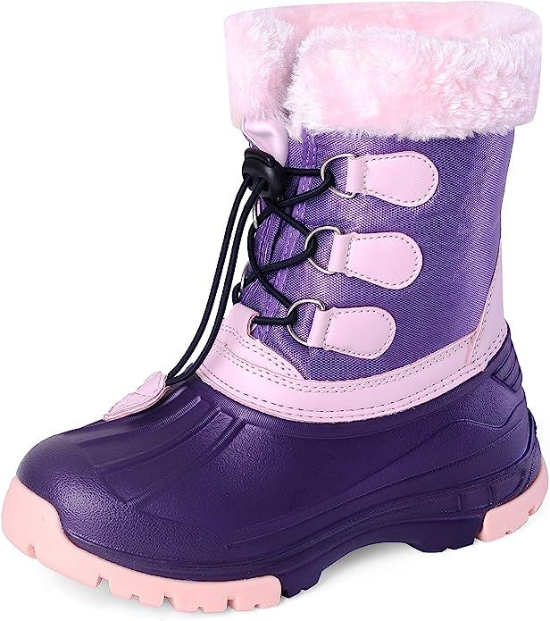 Nova Mountain Boy's and Girl's Waterproof Winter Snow Boots | Amazon (US)