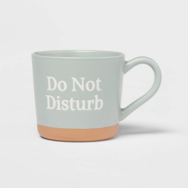 15oz Stoneware Do Not Disturb Mug - Threshold&#8482; | Target