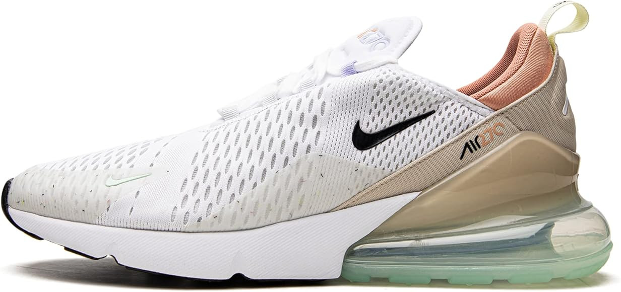 Nike Mens Air Max 270 ISPA White/Ghost Aqua Synthetic | Amazon (US)