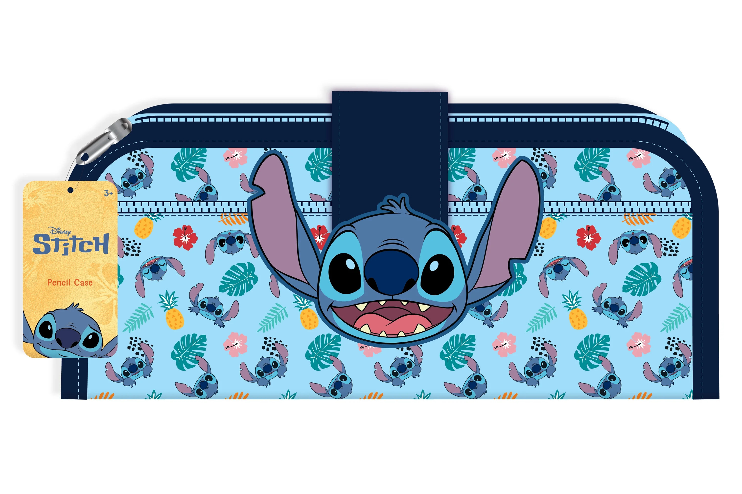 Disney Stitch Pencil Pouch, Unisex, Soft Case, 9.175"L x 4"H, Multicolor, New, Elementary School | Walmart (US)