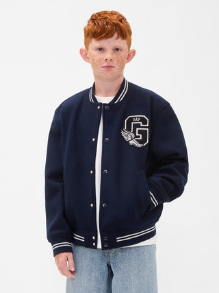 Kids Varsity Logo Bomber Jacket | Gap (US)